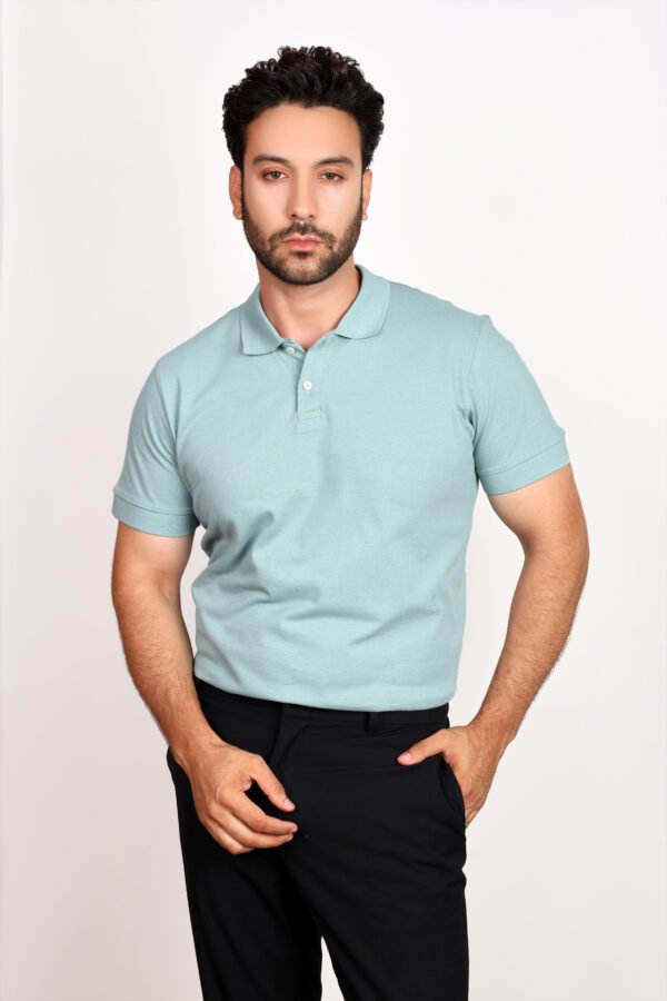 green Bold Polo T-Shirt