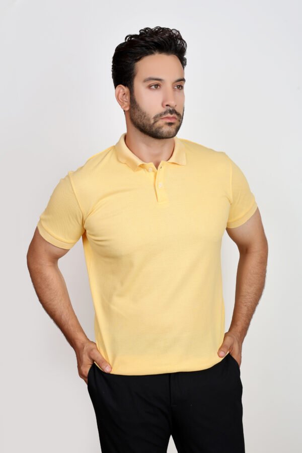 Yellow Sunrise Rust Polo T-Shirt