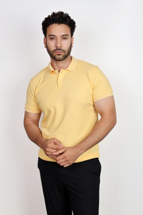 Yellow Sunrise Rust Polo T-Shirt