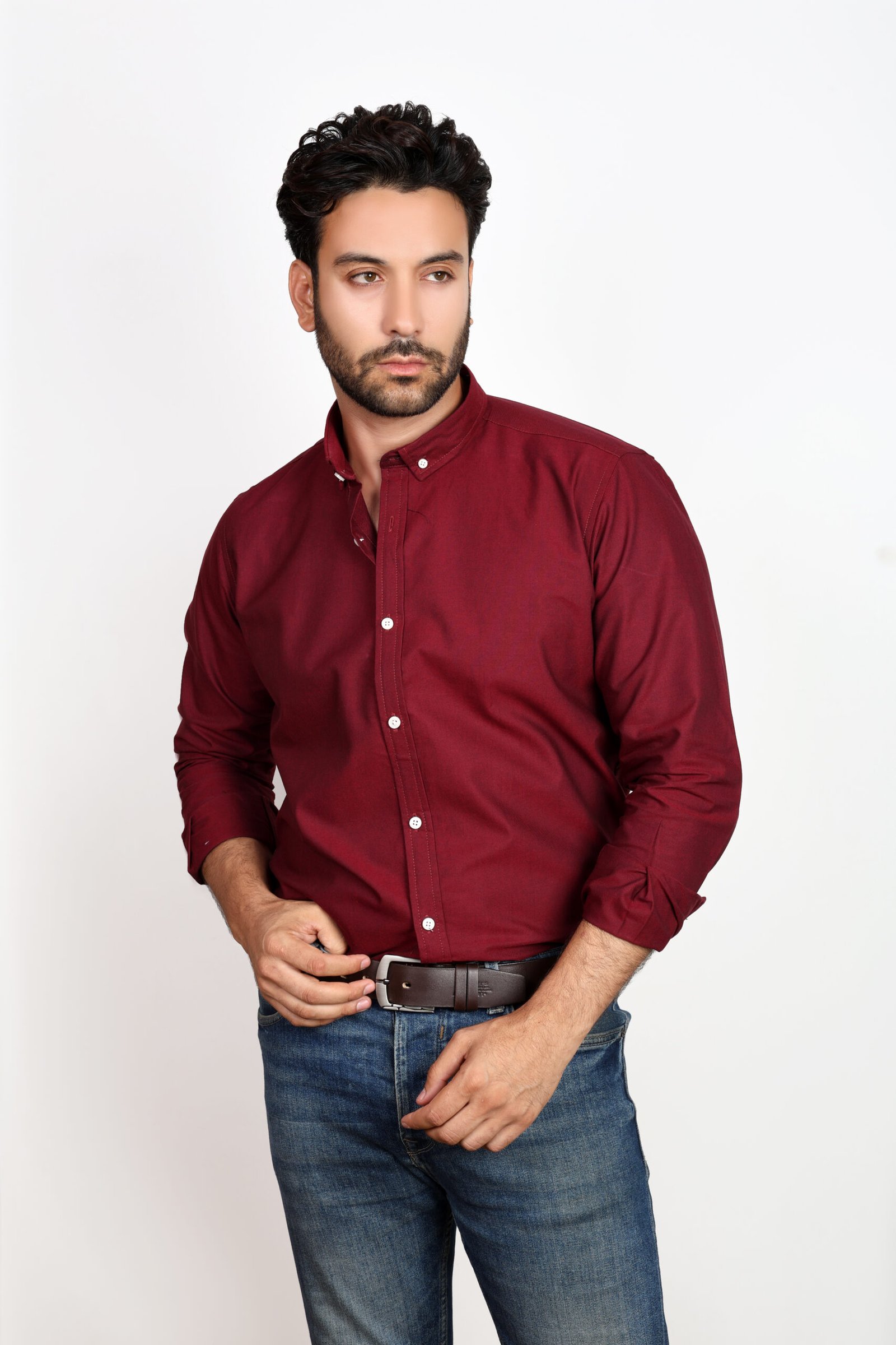 Red Oxford Shirt