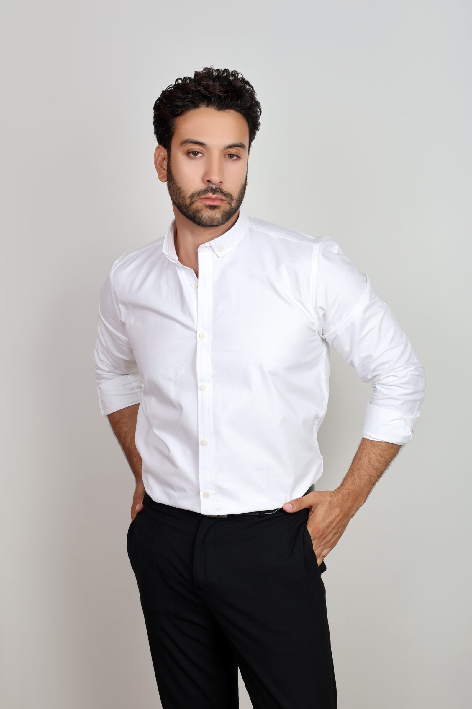 Ivory Frost Oxford Shirt