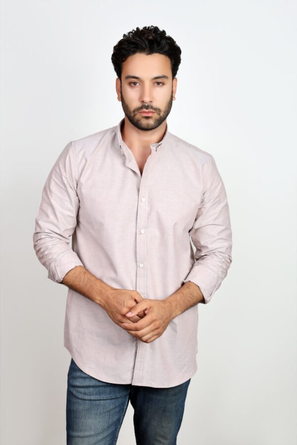 Solid Basic Oxford Shirt - Image 4