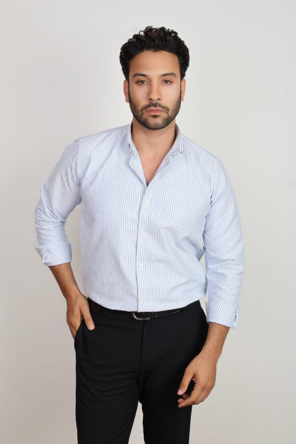 Stripes Basic Oxford Shirt - Image 17