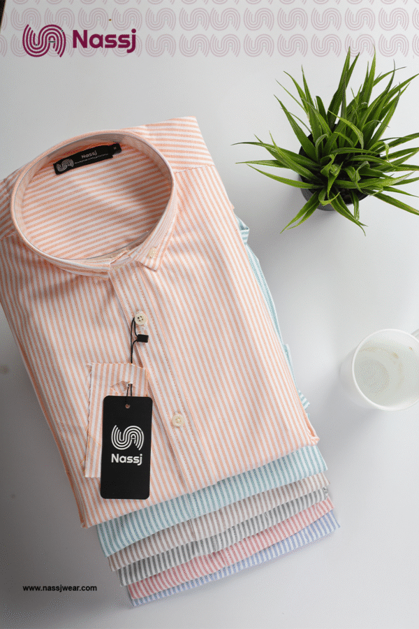 Stripes Basic Oxford Shirt - Image 19