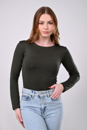 High Neck long Sleeve Top